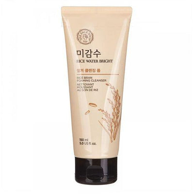THE FACE SHOP - Rice Water Bright Rice Bran Facial Foaming Cleanser - Minou & Lily