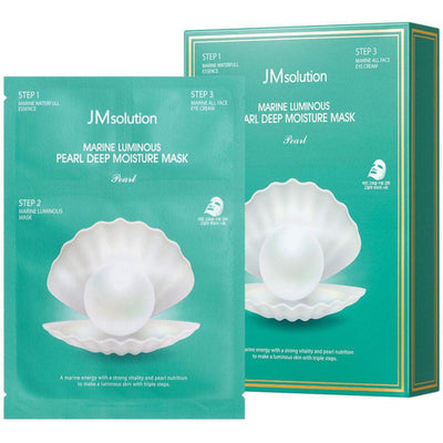 JMsolution - Marine Luminous Pearl Deep Moisture Mask 10pcs - Minou & Lily